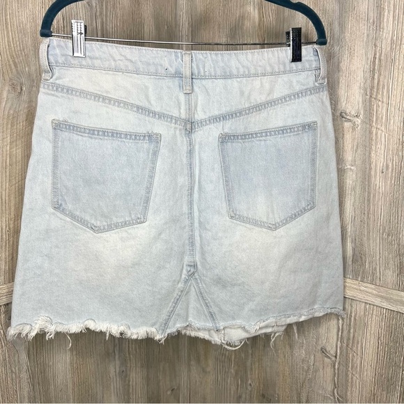 We the Free Going Rogue Tidal Wave Denim Skirt - Picture 4 of 5